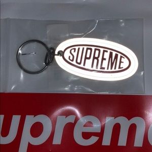 supreme reflective keychain